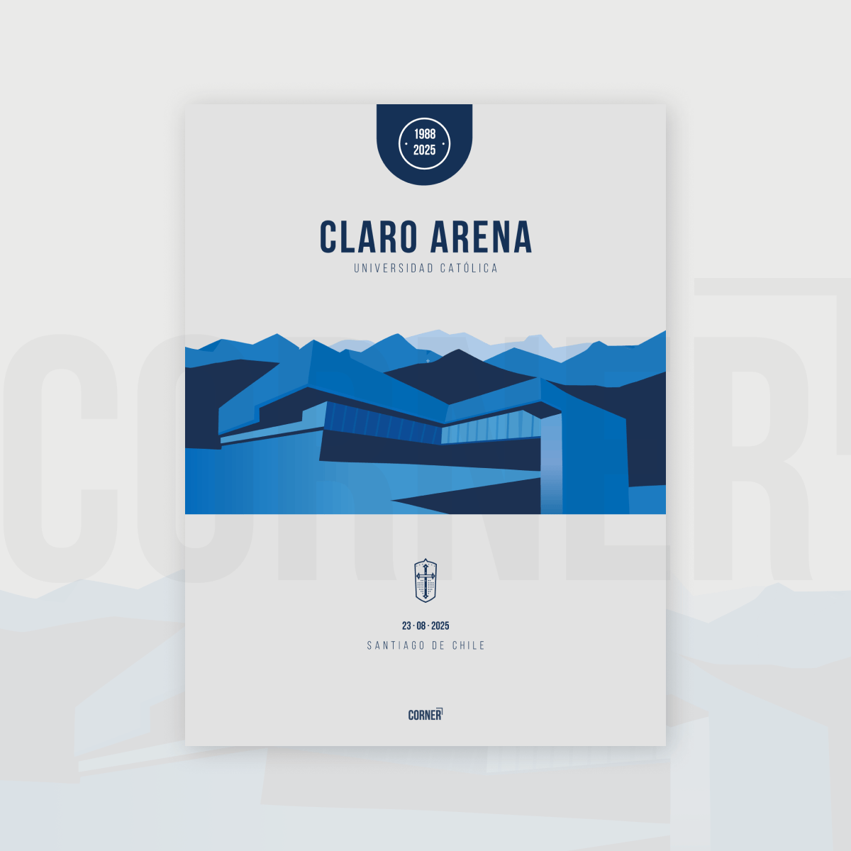 Cuadro estadio Universidad Católica - Claro Arena (Nuevo San Carlos de Apoquindo)