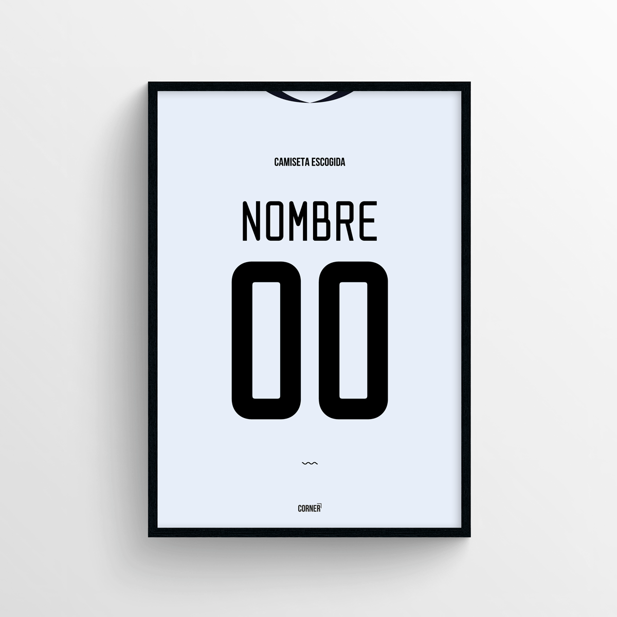 Cuadro dorsal camiseta a pedido