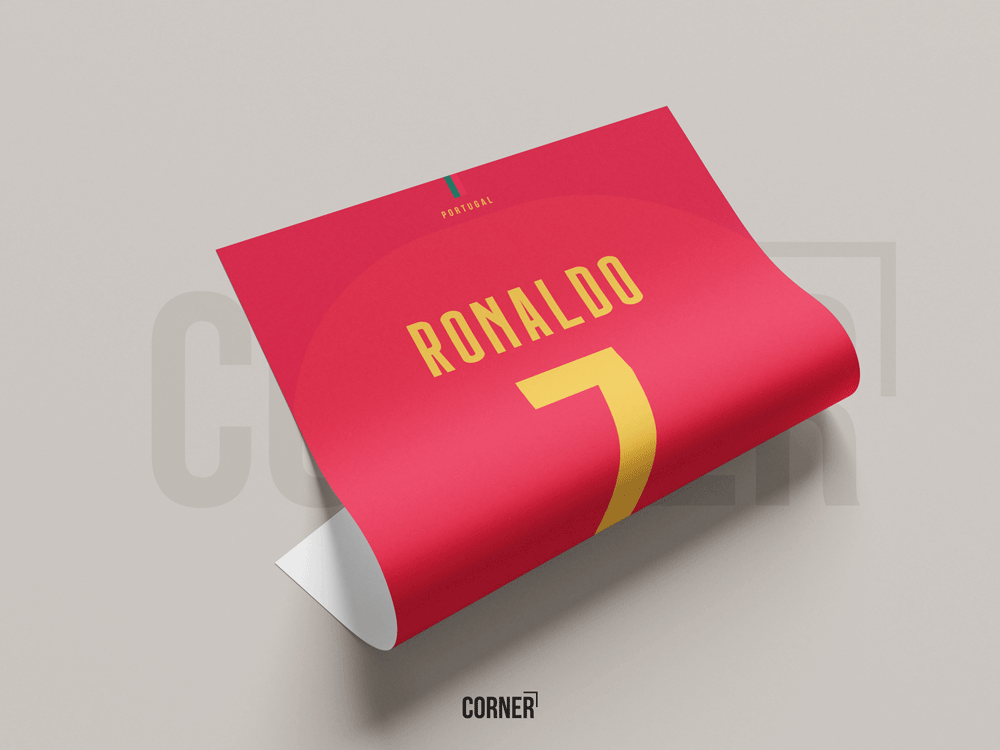 Cuadro camiseta Cristiano Ronaldo Portugal