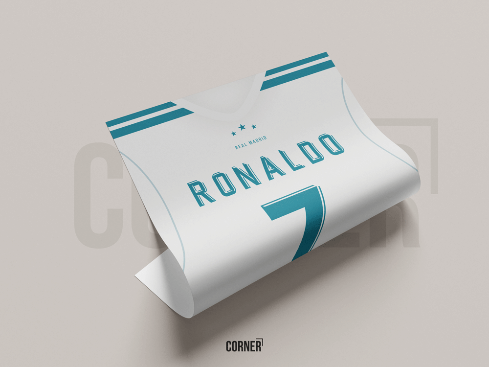 Cuadro camiseta Cristiano Ronaldo Real Madrid