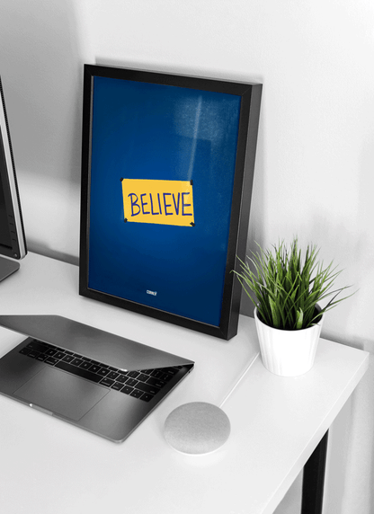Cuadro "Believe" serie Ted Lasso