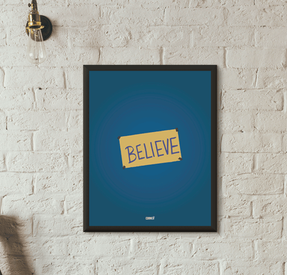 Cuadro "Believe" serie Ted Lasso