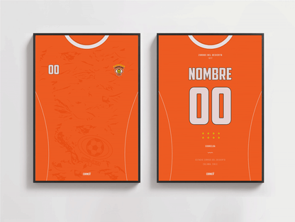 Cuadro personalizado camiseta Cobreloa 2025