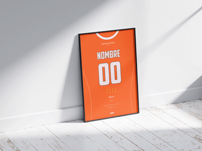 Cuadro personalizado camiseta Cobreloa 2025