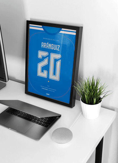 Cuadro camiseta Universidad de Chile 2025