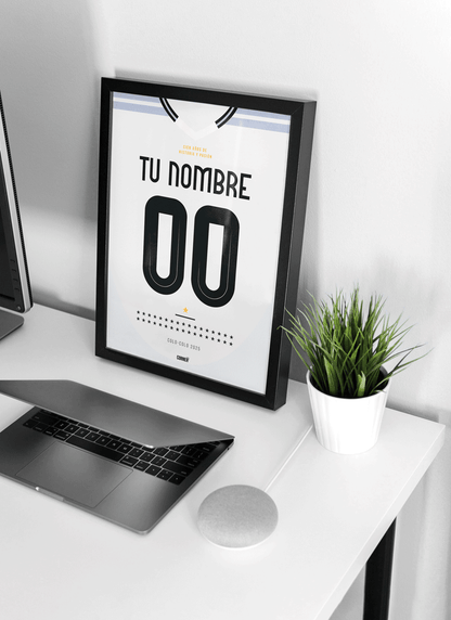 Cuadro personalizado camiseta Colo-Colo 2025