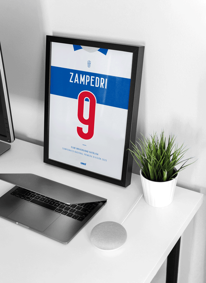 Cuadro camiseta Universidad Católica 2025