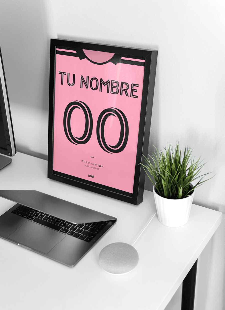 Cuadro personalizado camiseta Inter de Miami 2025