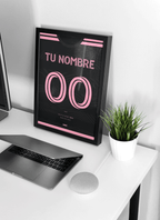 Cuadro personalizado camiseta Inter de Miami 2024