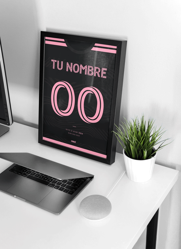Cuadro personalizado camiseta Inter de Miami 2024