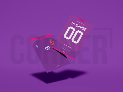 Cuadro camiseta personalizada Universidad de Chile 2024