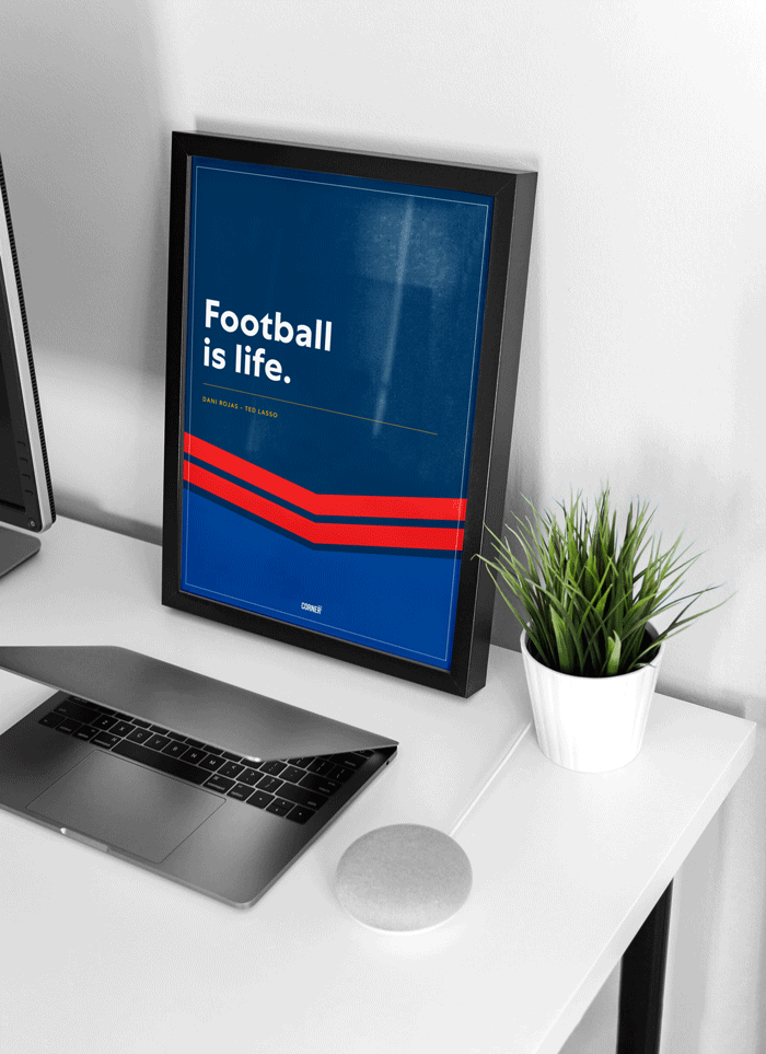 Cuadro “Football is life” serie Ted Lasso