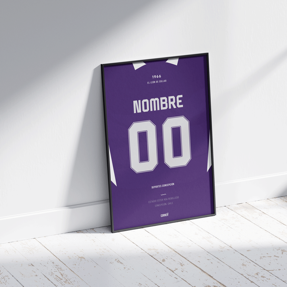 Cuadro personalizado camiseta Deportes Concepción