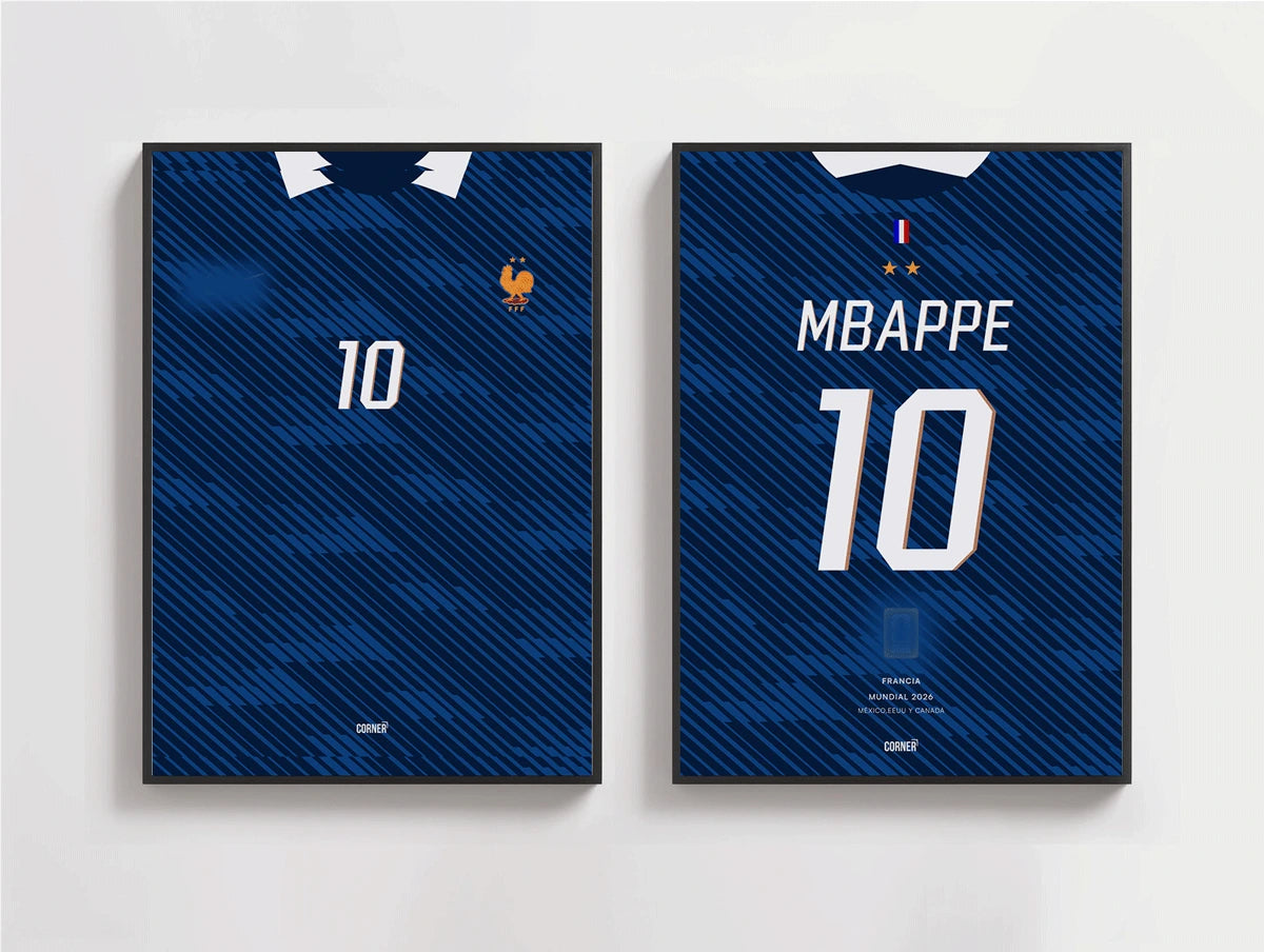 Cuadro personalizado camiseta Francia 2026