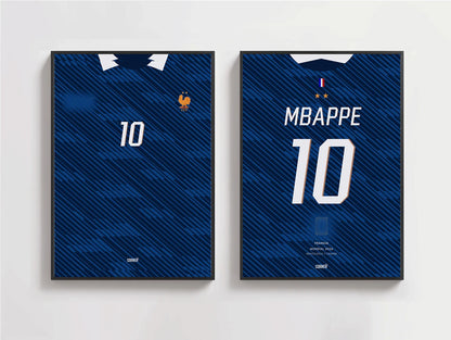 Cuadro personalizado camiseta Francia 2026