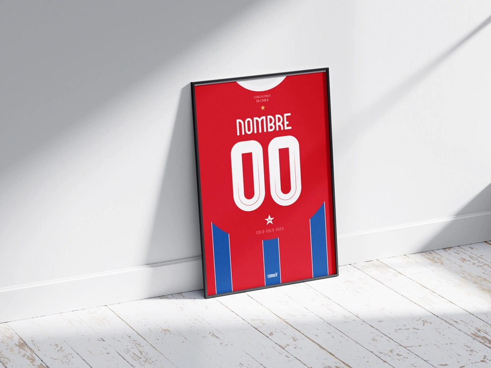 Cuadro personalizado camiseta Colo-Colo 2025