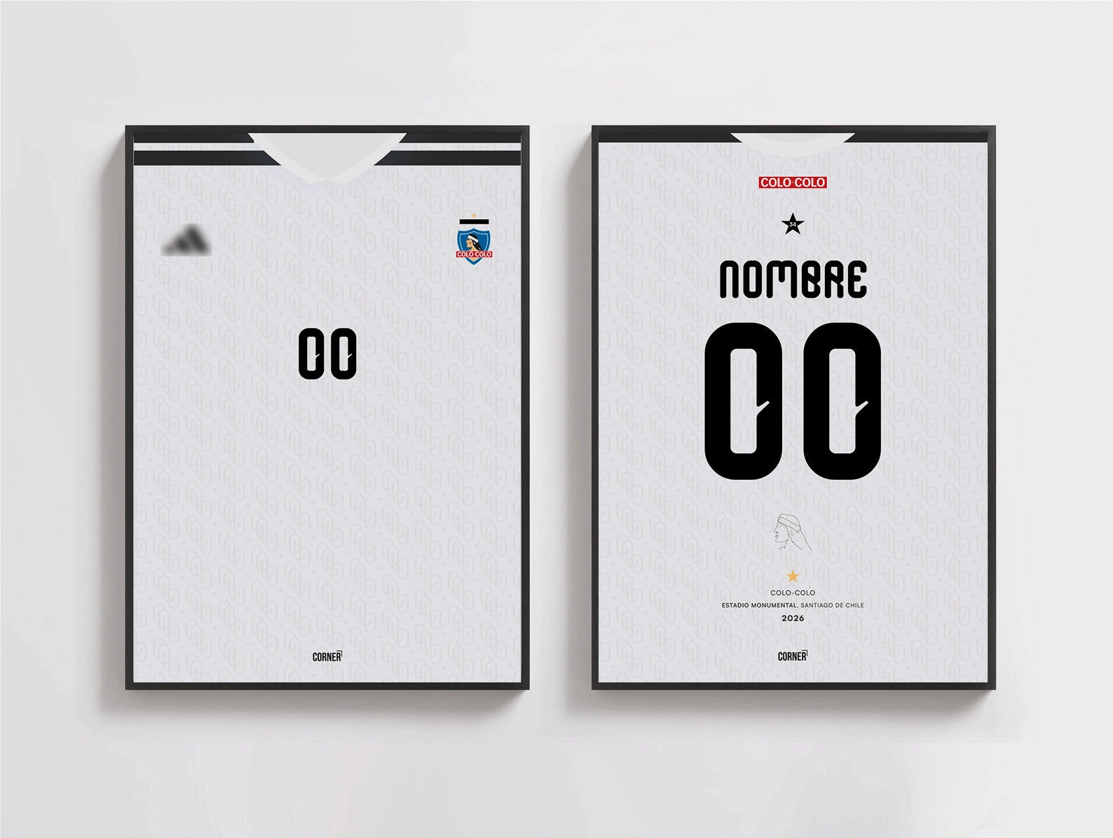 Cuadro personalizado camiseta Colo-Colo 2026