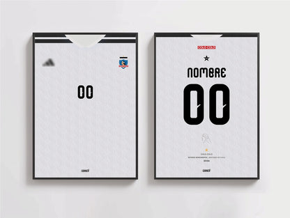 Cuadro personalizado camiseta Colo-Colo 2026