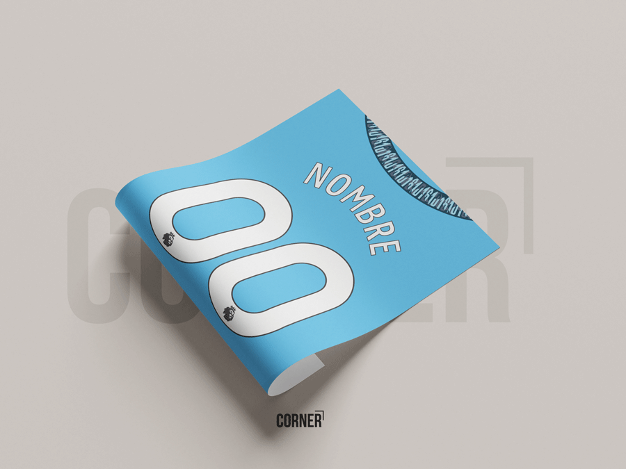 Cuadro personalizado camiseta Manchester City