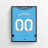 Cuadro personalizado camiseta Manchester City