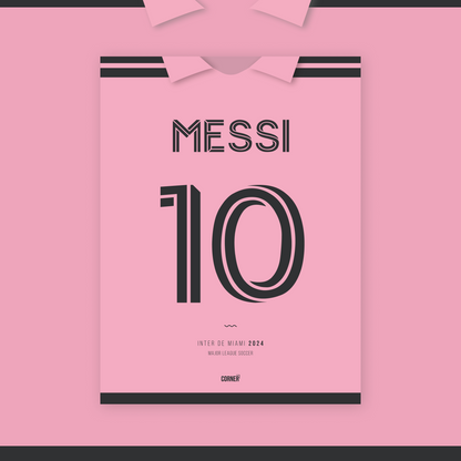 Cuadro camiseta Inter de Miami 2024
