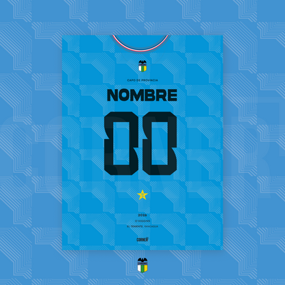 Cuadro personalizado camiseta O'higgins 2026