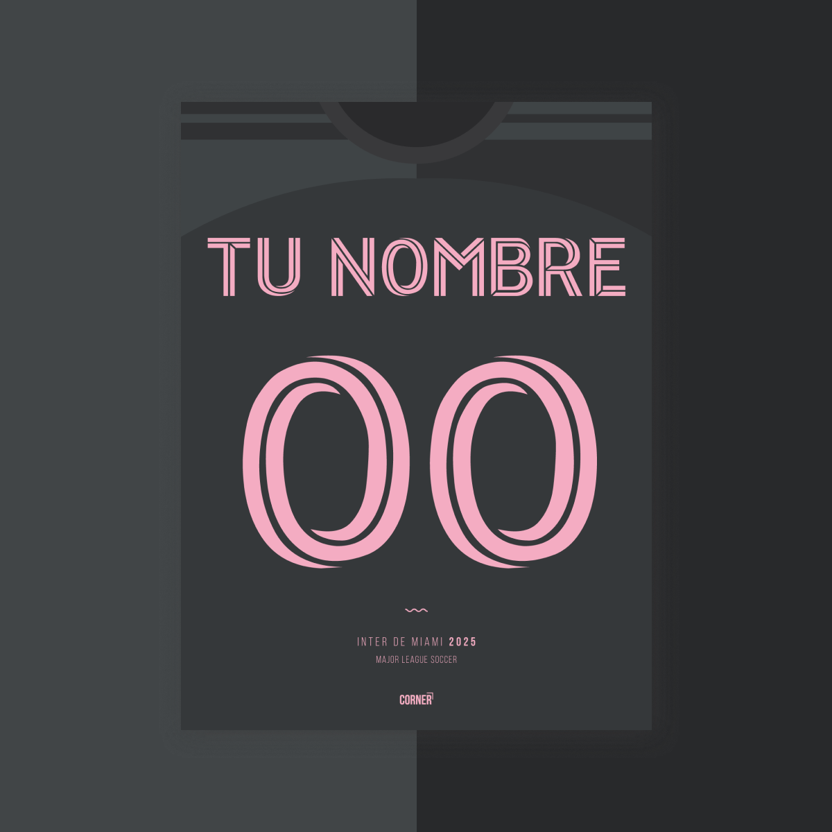 Cuadro personalizado camiseta Inter de Miami 2025