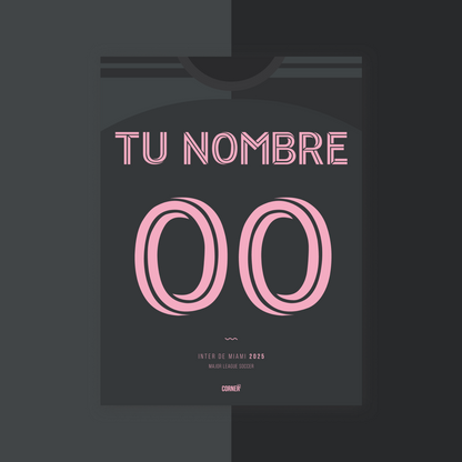 Cuadro personalizado camiseta Inter de Miami 2025