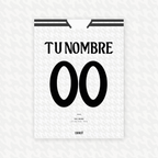 Cuadro personalizado camiseta Real Madrid