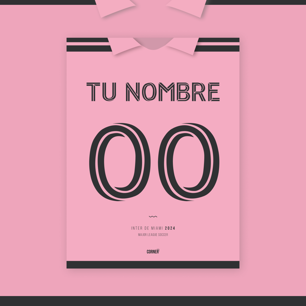 Cuadro personalizado camiseta Inter de Miami 2024