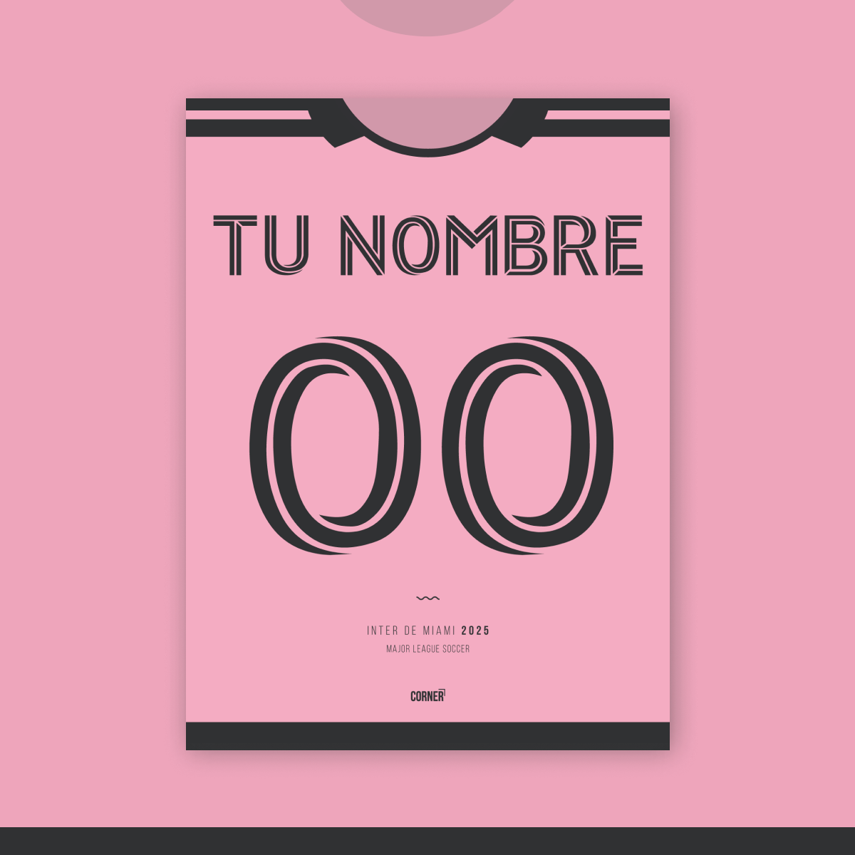 Cuadro personalizado camiseta Inter de Miami 2025