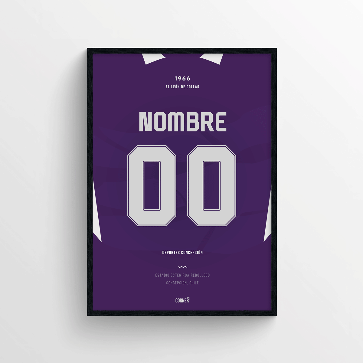 Cuadro personalizado camiseta Deportes Concepción