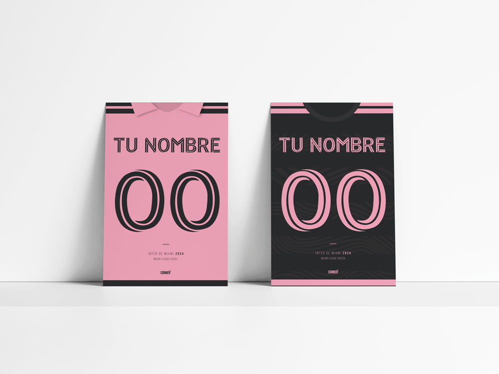 Cuadro personalizado camiseta Inter de Miami 2024