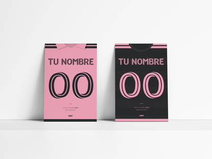 Cuadro personalizado camiseta Inter de Miami 2024