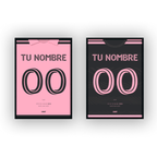 Cuadro personalizado camiseta Inter de Miami 2024