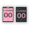 Cuadro personalizado camiseta Inter de Miami 2025