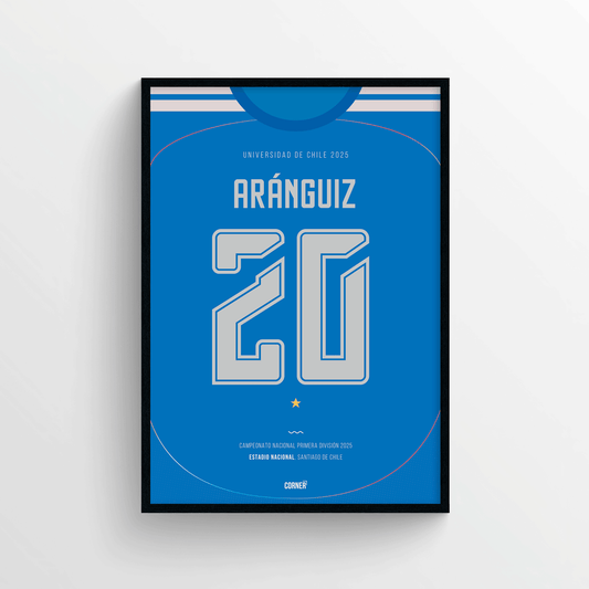 Cuadro camiseta Universidad de Chile 2025