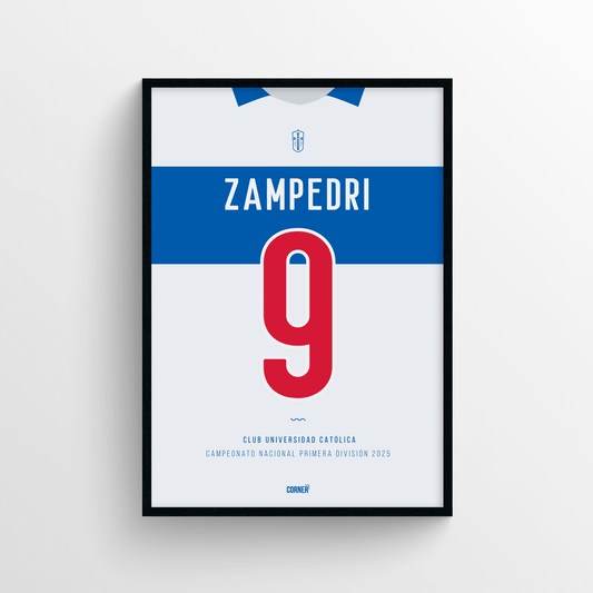 Cuadro camiseta Universidad Católica 2025