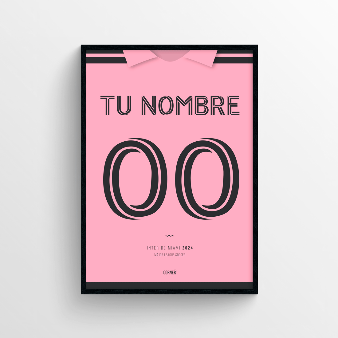 Cuadro personalizado camiseta Inter de Miami 2024