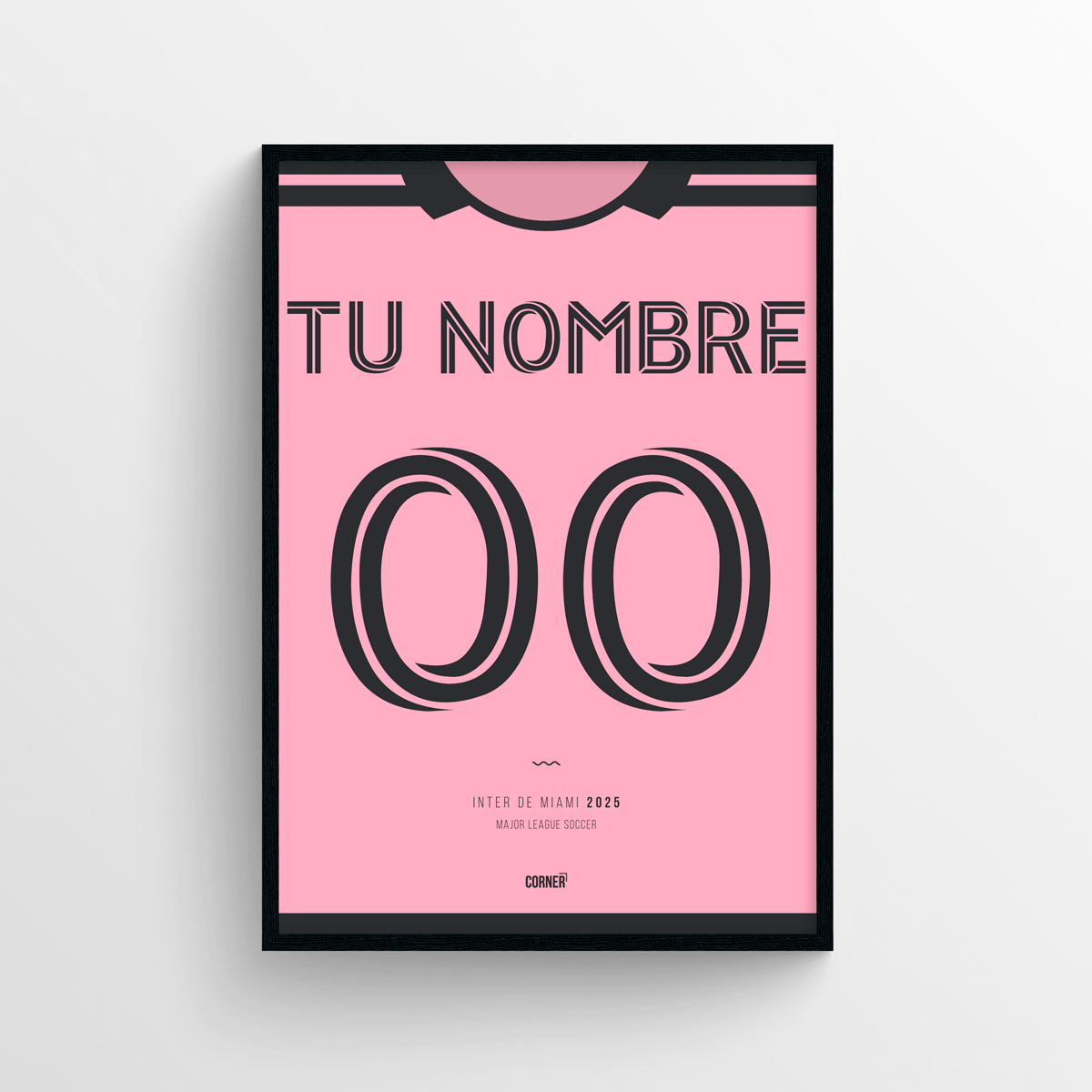 Cuadro personalizado camiseta Inter de Miami 2025