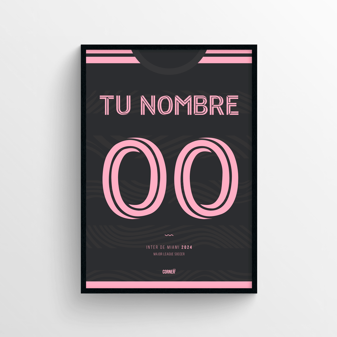Cuadro personalizado camiseta Inter de Miami 2024