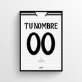 Cuadro personalizado camiseta Real Madrid