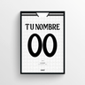 Cuadro personalizado camiseta Real Madrid