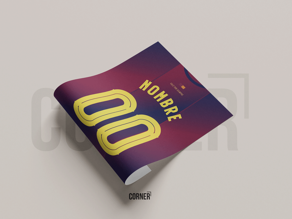 Cuadro personalizado camiseta Barcelona 2026