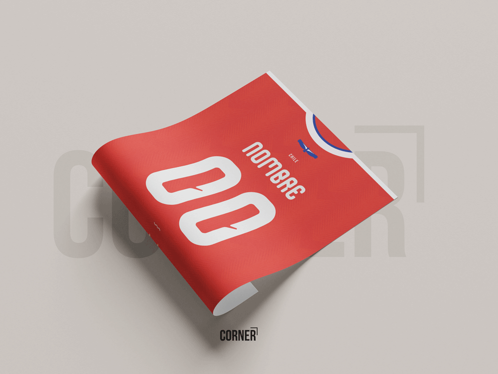 Cuadro personalizado camiseta Chile 2026
