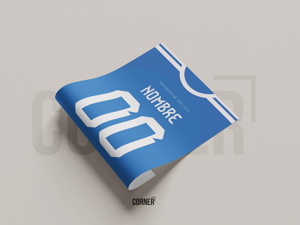 Cuadro camiseta personalizada Universidad de Chile 2024