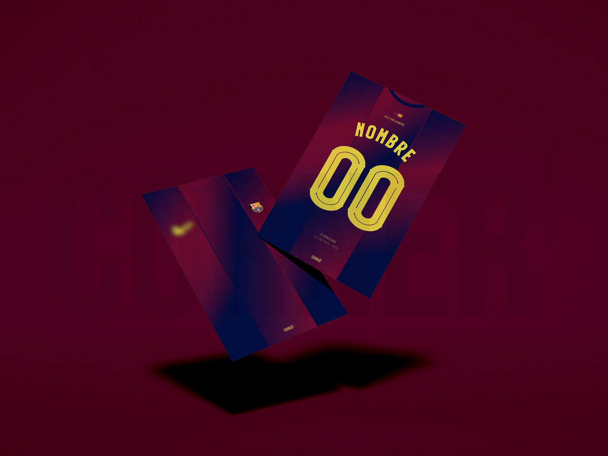Cuadro personalizado camiseta Barcelona 2026