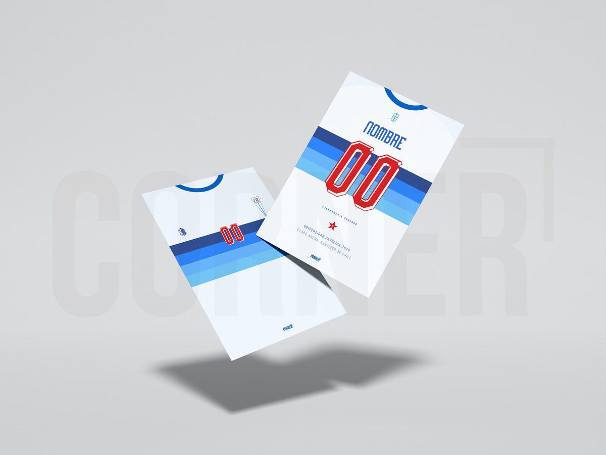 Cuadro personalizado camiseta Universidad Católica 2026