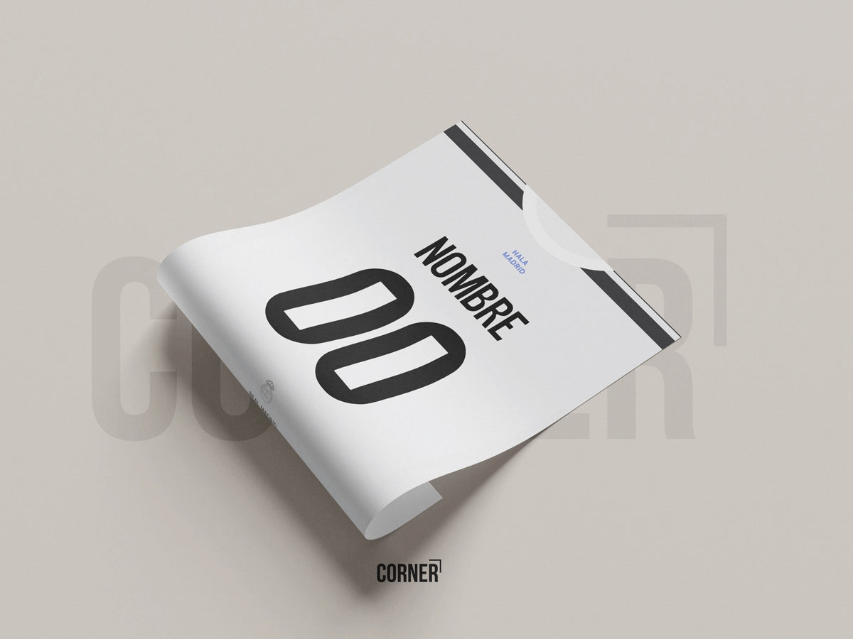 Cuadro personalizado camiseta Real Madrid 2026