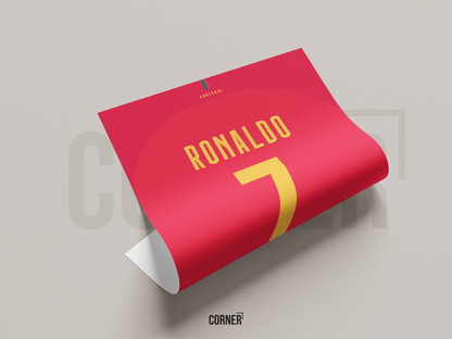 Cuadro camiseta Cristiano Ronaldo Portugal
